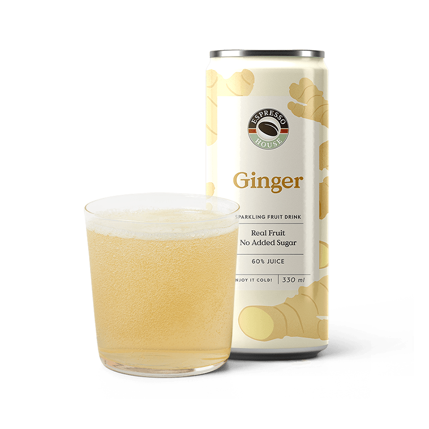 Ginger Sparkling Fruit drink
