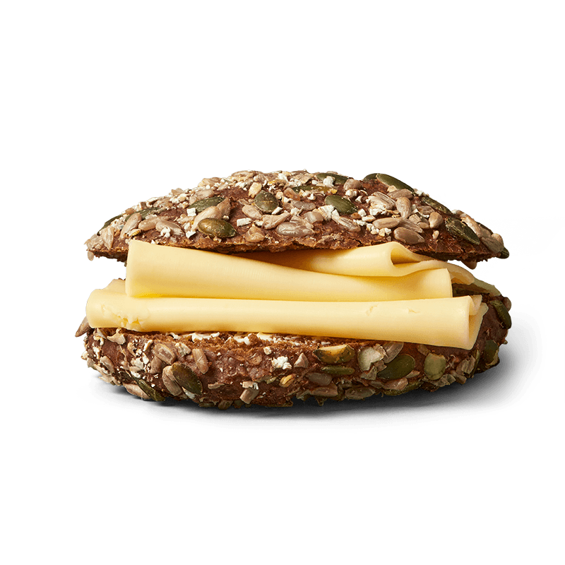 Rugbrødsbolle Butter & Cheese