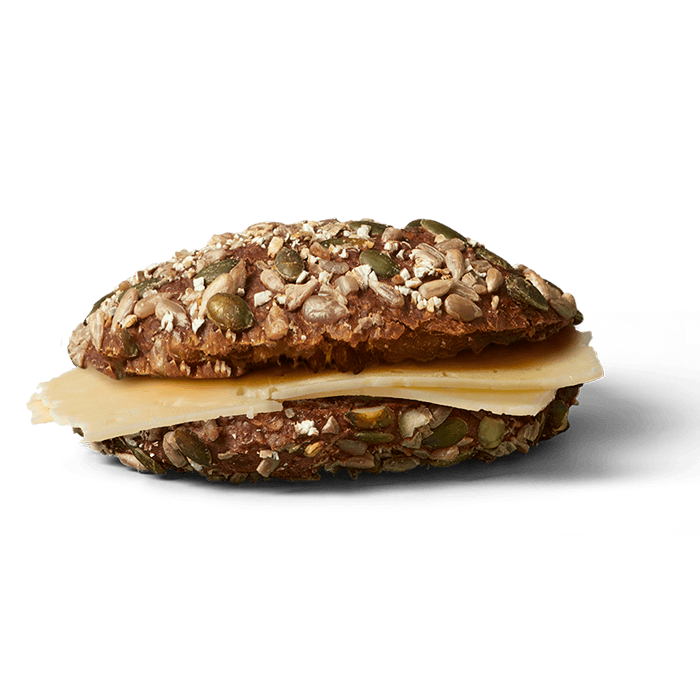 Rugbrødsbolle Smør & Ost