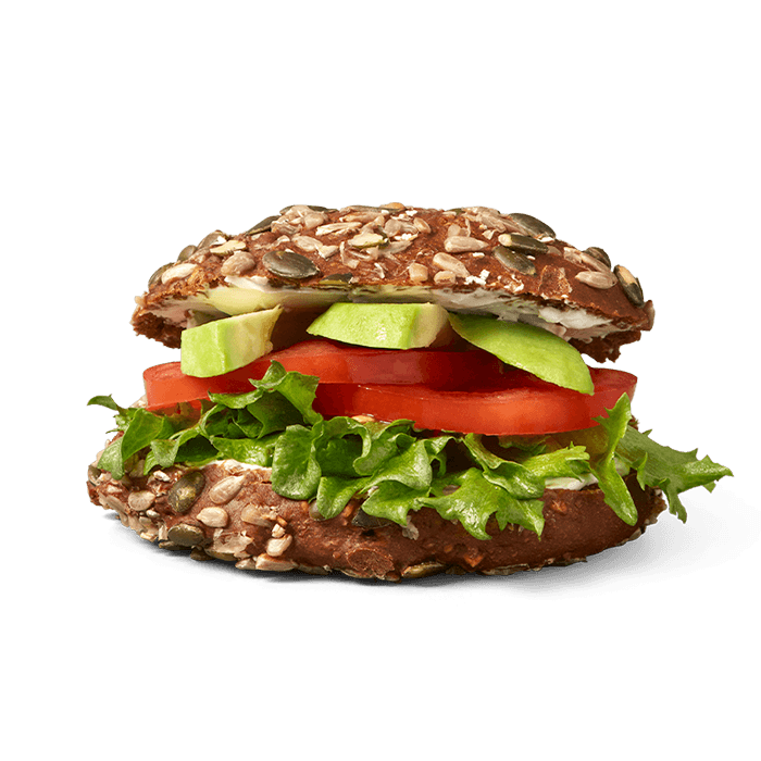 Rye Bread Sandwich Avocado & Tomato
