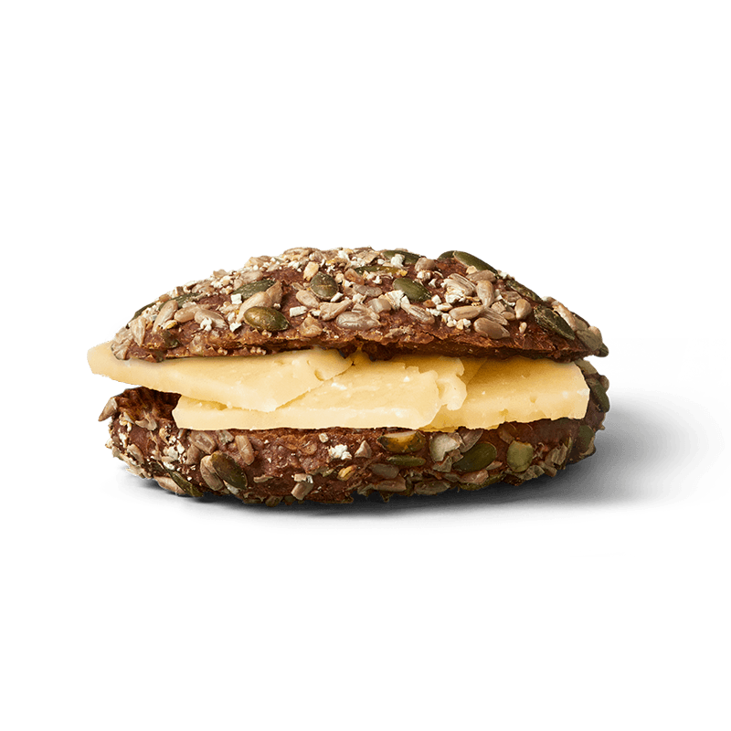 Rye Bread Roll Butter & Cheese