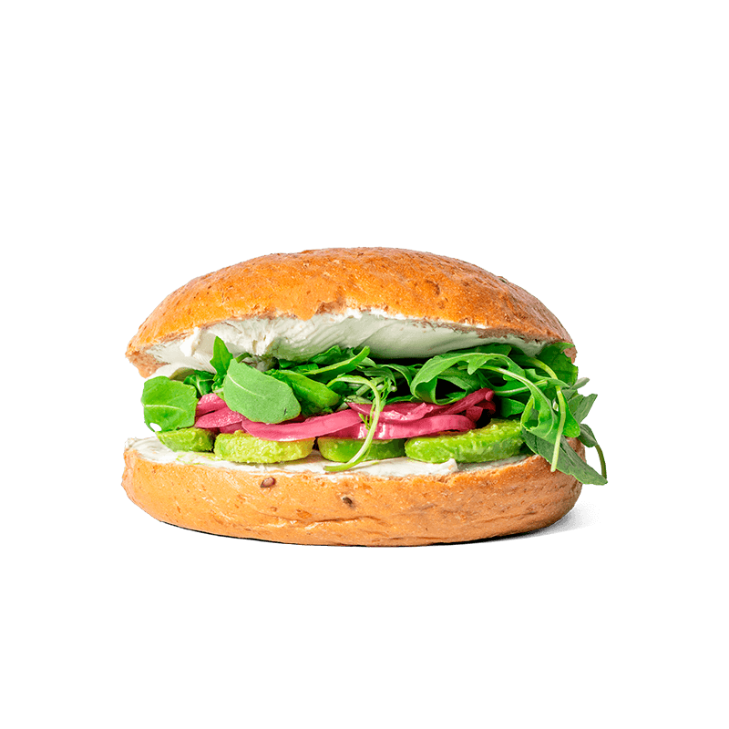 Mørk Avocado Bagel